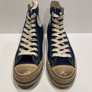 Mitchell & Ness Hood The Conference Blue High Top Sneakers Size Men 7 Women 9